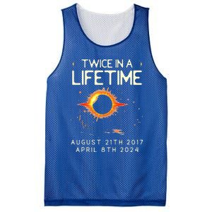 Solar Eclipse Astronomy Twice In Lifetime 2024 Solar Eclipse Mesh Reversible Basketball Jersey Tank