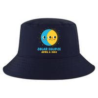 Solar Eclipse April 8 2024 Cute Moon And Sun Cool Comfort Performance Bucket Hat