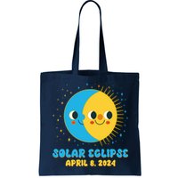 Solar Eclipse April 8 2024 Cute Moon And Sun Bag