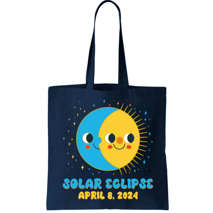 Solar Eclipse April 8 2024 Cute Moon And Sun Bag