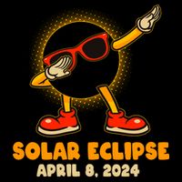 Solar Eclipse April 8 2024 Dabbing Sun City Backpack