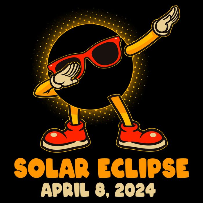 Solar Eclipse April 8 2024 Dabbing Sun City Backpack