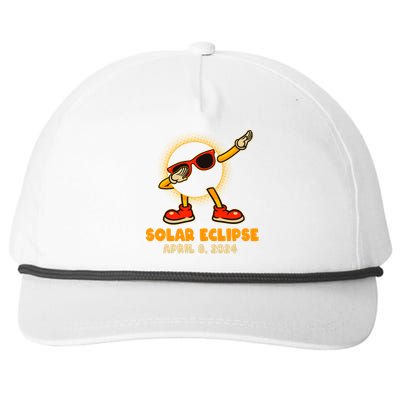 Solar Eclipse April 8 2024 Dabbing Sun Snapback Five-Panel Rope Hat