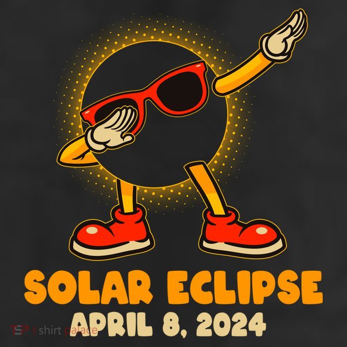 Solar Eclipse April 8 2024 Dabbing Sun Adult Drive Performance Visor