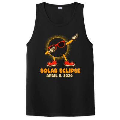 Solar Eclipse April 8 2024 Dabbing Sun PosiCharge Competitor Tank