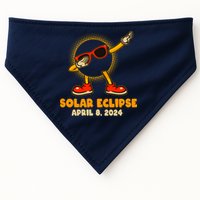 Solar Eclipse April 8 2024 Dabbing Sun USA-Made Doggie Bandana