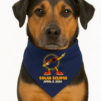Solar Eclipse April 8 2024 Dabbing Sun USA-Made Doggie Bandana