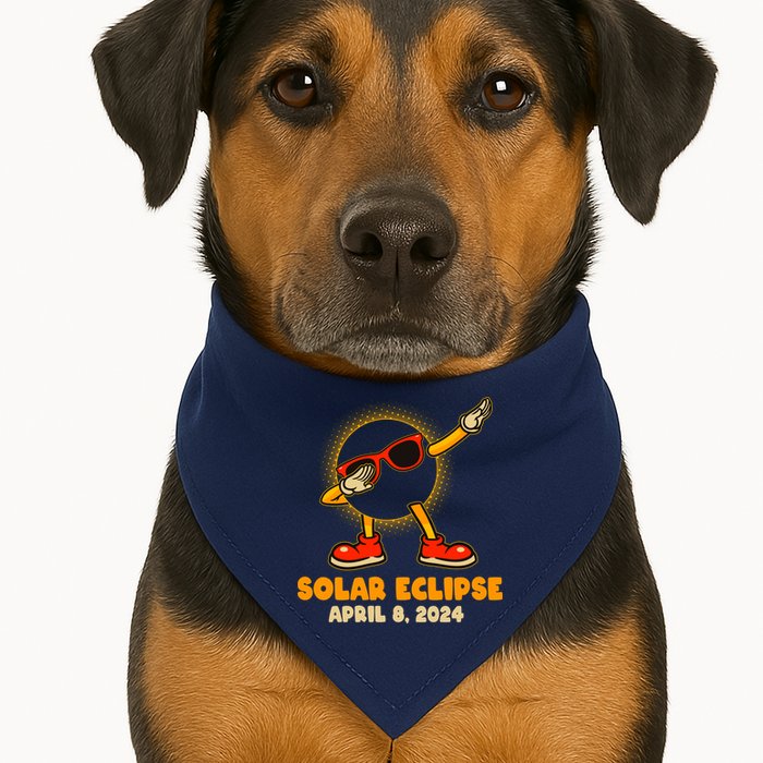 Solar Eclipse April 8 2024 Dabbing Sun USA-Made Doggie Bandana