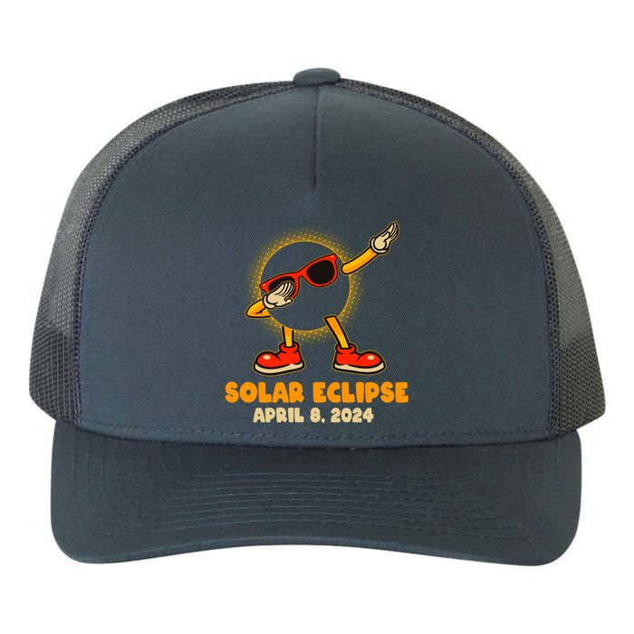 Solar Eclipse April 8 2024 Dabbing Sun Yupoong Adult 5-Panel Trucker Hat