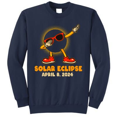 Solar Eclipse April 8 2024 Dabbing Sun Sweatshirt