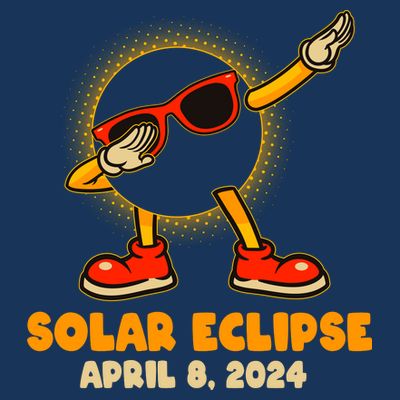 Solar Eclipse April 8 2024 Dabbing Sun T-Shirt