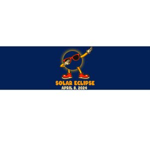 Solar Eclipse April 8 2024 Dabbing Sun Bumper Sticker