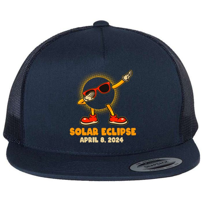 Solar Eclipse April 8 2024 Dabbing Sun Flatbill Hat