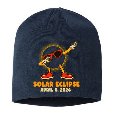 Solar Eclipse April 8 2024 Dabbing Sun Sustainable Beanie