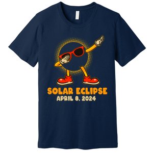 Solar Eclipse April 8 2024 Dabbing Sun Premium T-Shirt