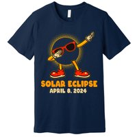 Solar Eclipse April 8 2024 Dabbing Sun Premium T-Shirt