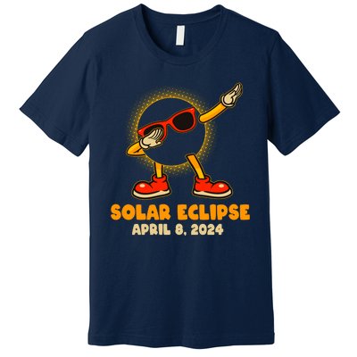 Solar Eclipse April 8 2024 Dabbing Sun Premium T-Shirt