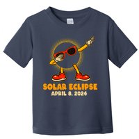 Solar Eclipse April 8 2024 Dabbing Sun Toddler T-Shirt