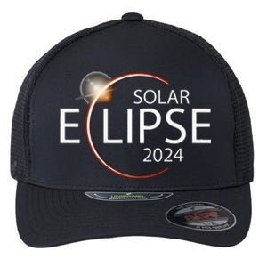 Solar Eclipse April 8 2024 Eclipse Party 2024 Souvenir Flexfit Unipanel Trucker Cap