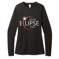 Solar Eclipse April 8 2024 Eclipse Party 2024 Souvenir Womens CVC Long Sleeve Shirt