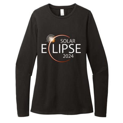 Solar Eclipse April 8 2024 Eclipse Party 2024 Souvenir Womens CVC Long Sleeve Shirt