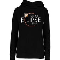 Solar Eclipse April 8 2024 Eclipse Party 2024 Souvenir Womens Funnel Neck Pullover Hood