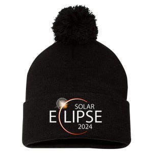 Solar Eclipse April 8 2024 Eclipse Party 2024 Souvenir Pom Pom 12in Knit Beanie