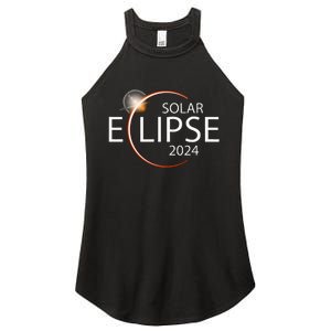 Solar Eclipse April 8 2024 Eclipse Party 2024 Souvenir Women's Perfect Tri Rocker Tank