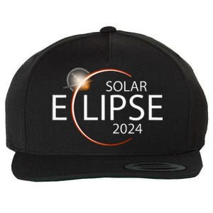 Solar Eclipse April 8 2024 Eclipse Party 2024 Souvenir Wool Snapback Cap