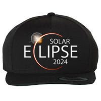 Solar Eclipse April 8 2024 Eclipse Party 2024 Souvenir Wool Snapback Cap