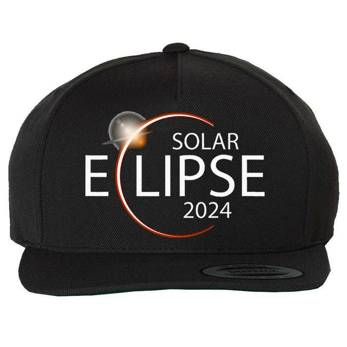 Solar Eclipse April 8 2024 Eclipse Party 2024 Souvenir Wool Snapback Cap