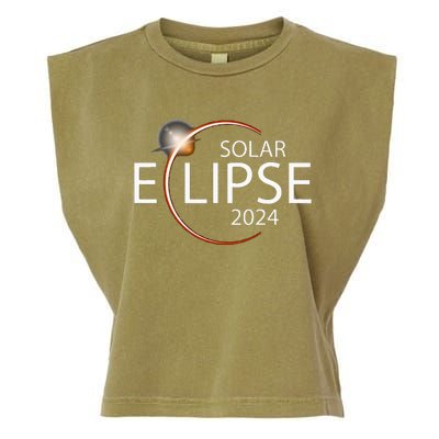 Solar Eclipse April 8 2024 Eclipse Party 2024 Souvenir Garment-Dyed Women's Muscle Tee