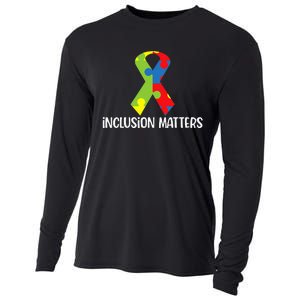 Special Education Autism Awareness Teacher Inclusion Matters Cooling Performance Long Sleeve Crew