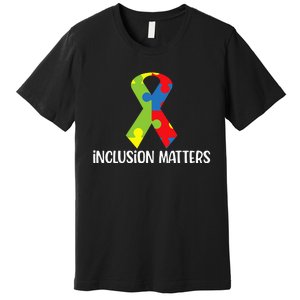 Special Education Autism Awareness Teacher Inclusion Matters Premium T-Shirt