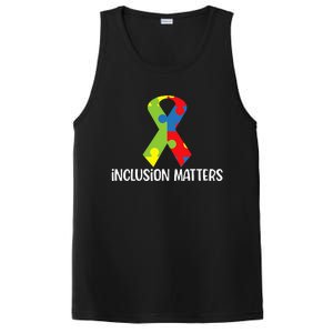 Special Education Autism Awareness Teacher Inclusion Matters PosiCharge Competitor Tank