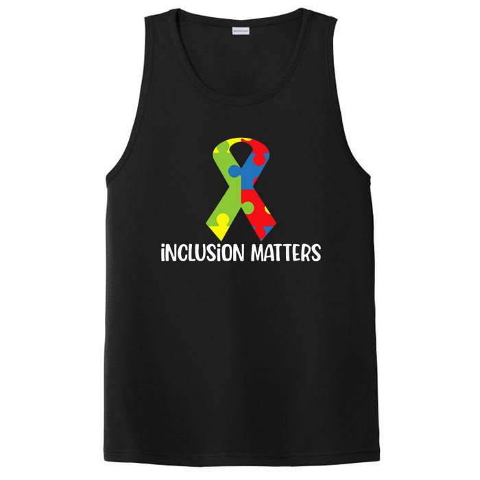 Special Education Autism Awareness Teacher Inclusion Matters PosiCharge Competitor Tank