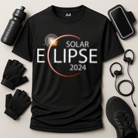 Solar Eclipse April 8 2024 Eclipse Party 2024 Souvenir Cooling Performance Crew T-Shirt