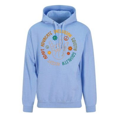 Special Education Autism Accept Equality Hippie Unisex Surf Hoodie