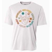 Special Education Autism Accept Equality Hippie Cooling Performance Crew T-Shirt