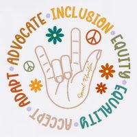 Special Education Autism Accept Equality Hippie Cooling Performance Crew T-Shirt