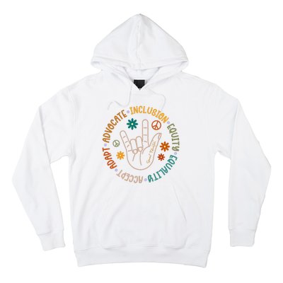 Special Education Autism Accept Equality Hippie Hoodie