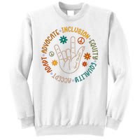 Special Education Autism Accept Equality Hippie Sweatshirt