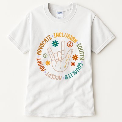Special Education Autism Accept Equality Hippie Tall T-Shirt