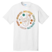 Special Education Autism Accept Equality Hippie Tall T-Shirt