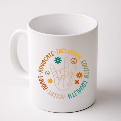 Special Education Autism Accept Equality Hippie Mug
