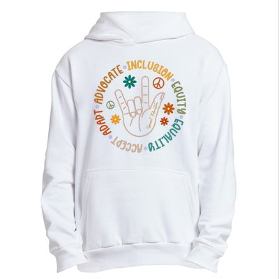 Special Education Autism Accept Equality Hippie Urban Pullover Hoodie