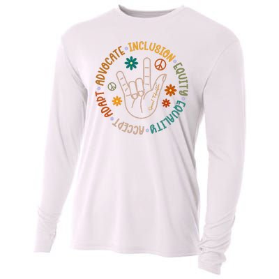 Special Education Autism Accept Equality Hippie Cooling Performance Long Sleeve Crew