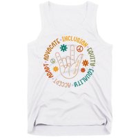 Special Education Autism Accept Equality Hippie Tank Top