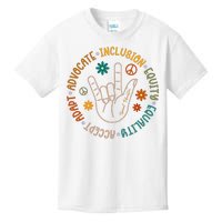 Special Education Autism Accept Equality Hippie Kids T-Shirt