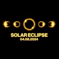 Solar Eclipse April 08 2024 Wool Snapback Cap